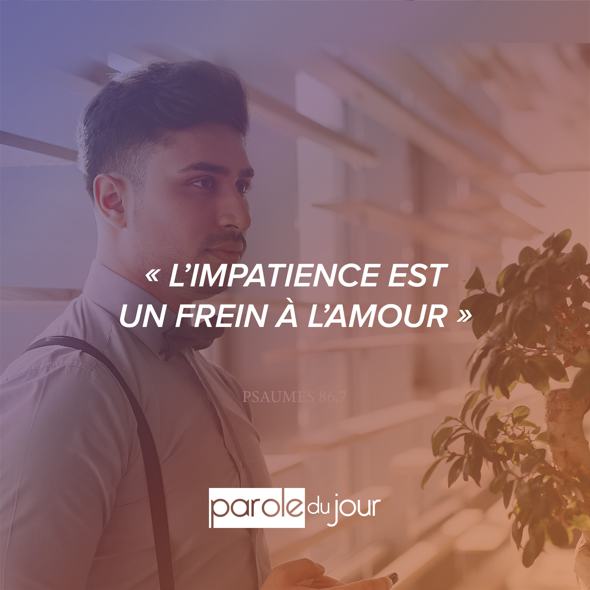 Apprendre la patience (3) - Parole du Jour