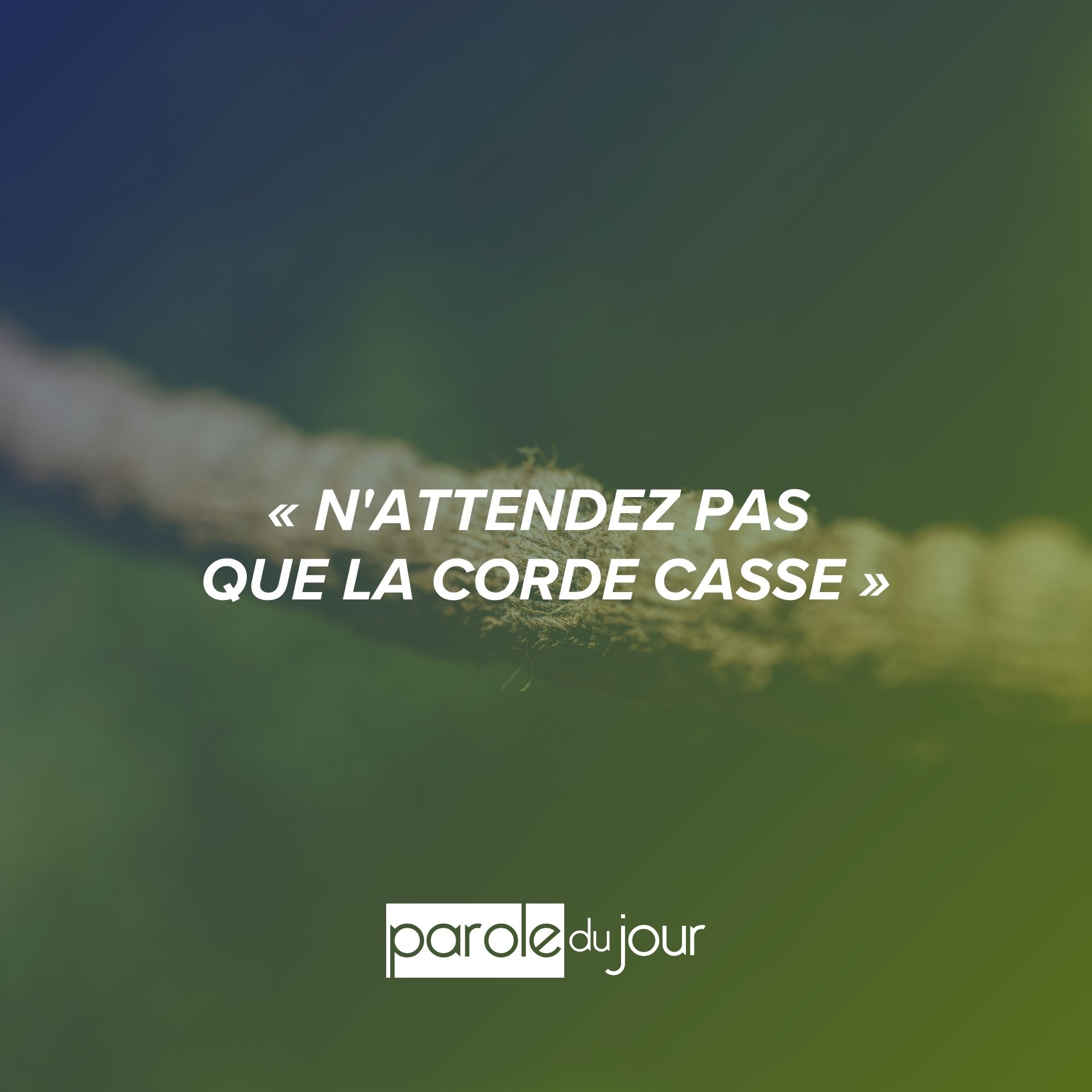 Les bonnes habitudes