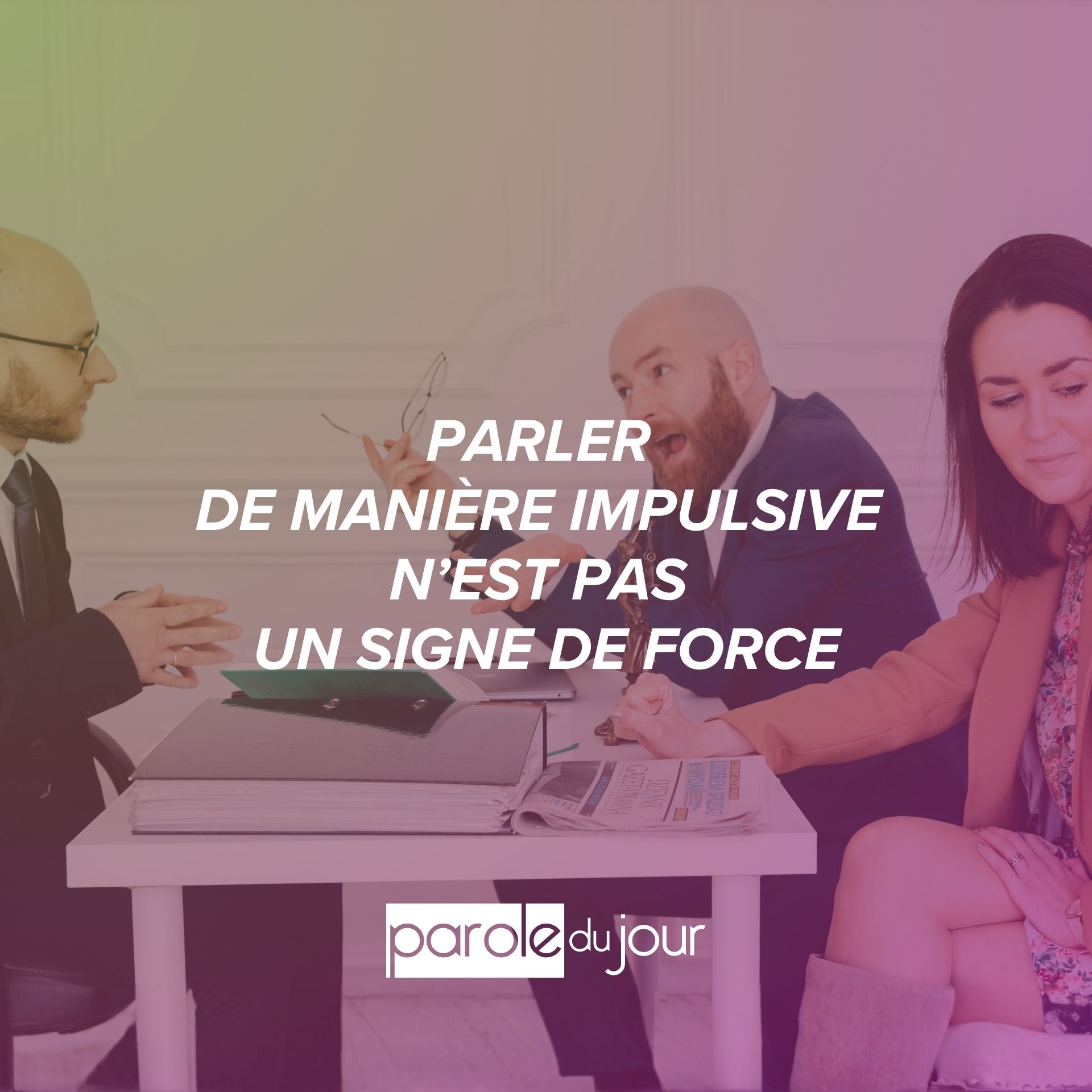 Ne parle pas trop vite !