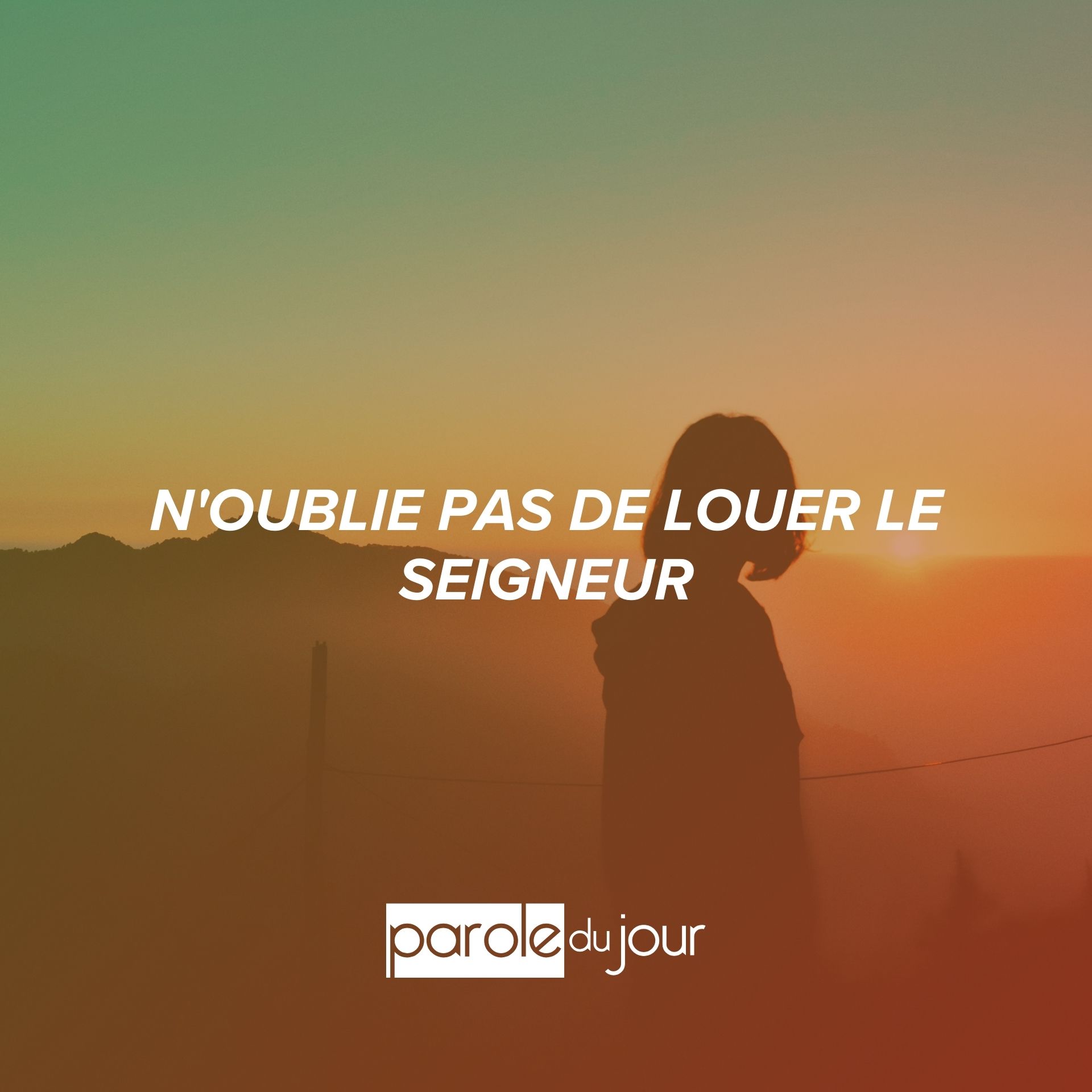 Louez l’Éternel ! Louez l’Éternel !