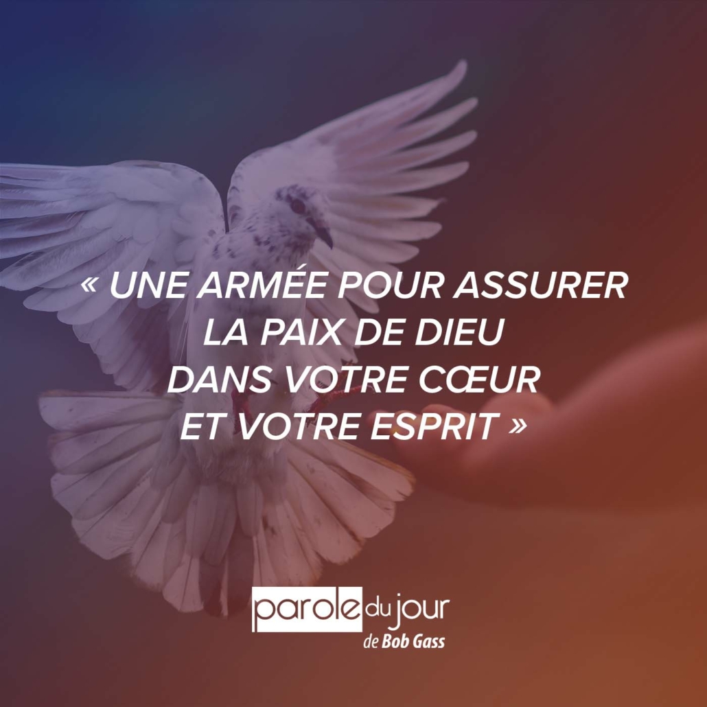Choisir la paix de Dieu Parole du Jour